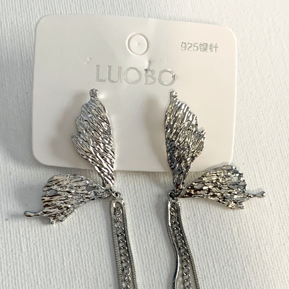 🔥 Long Tassels Butterfly Earrings - Picture 9 of 10